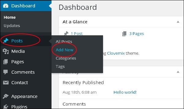 WordPress Add Posts